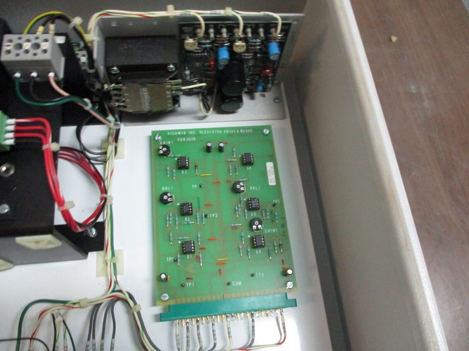 AccuWeb Micro 4000 Web Guide Control System AD-6902 230V 50/60Hz 1Ph Used