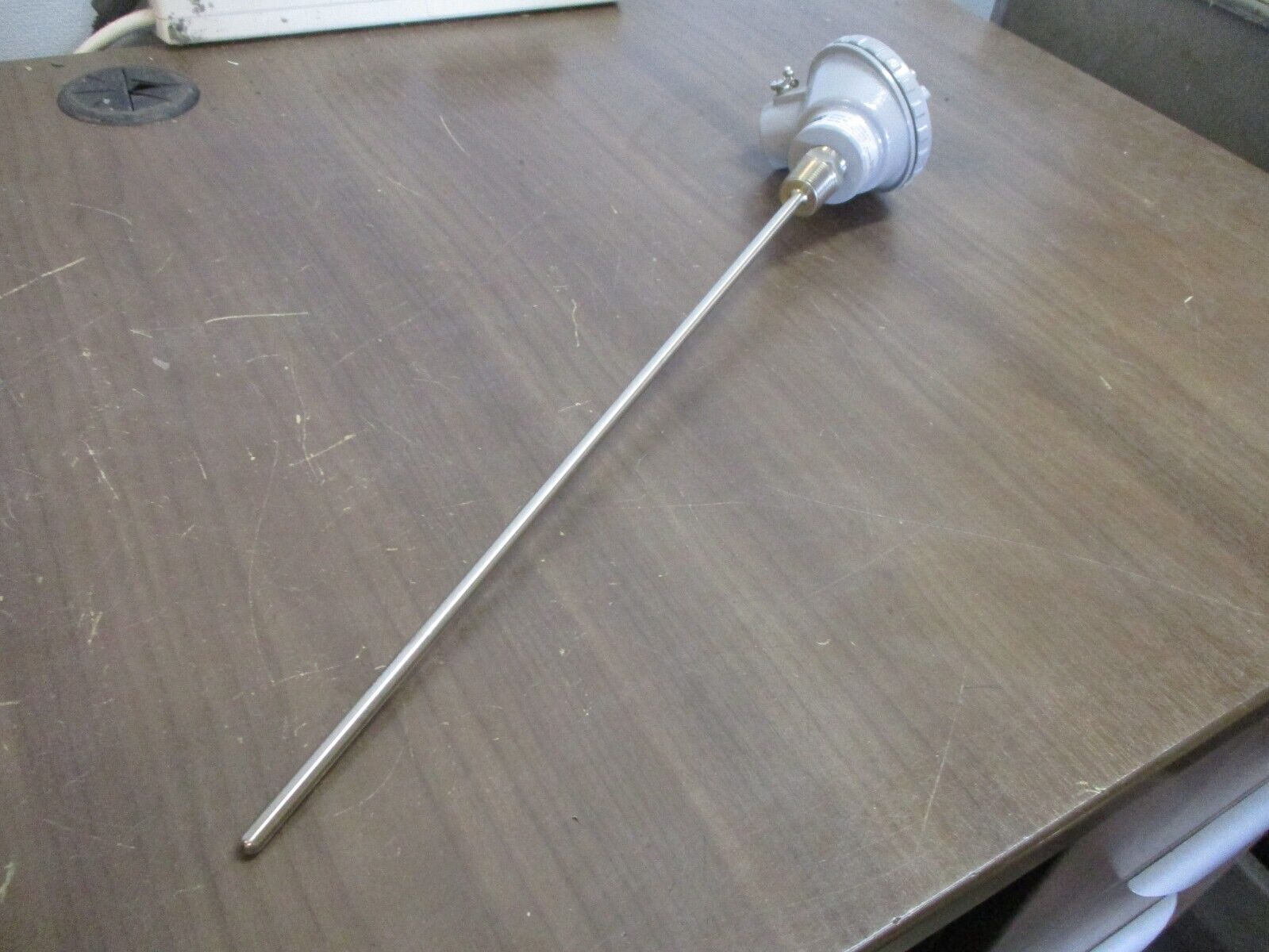 Foxboro Temperature Probe PR-13BSS-014 *Missing 3 Terminal Screws* Used