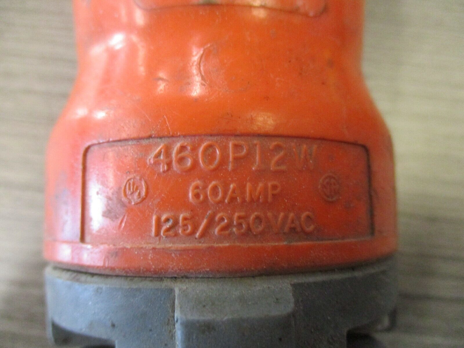 Hubbell Plug 460P12W Used