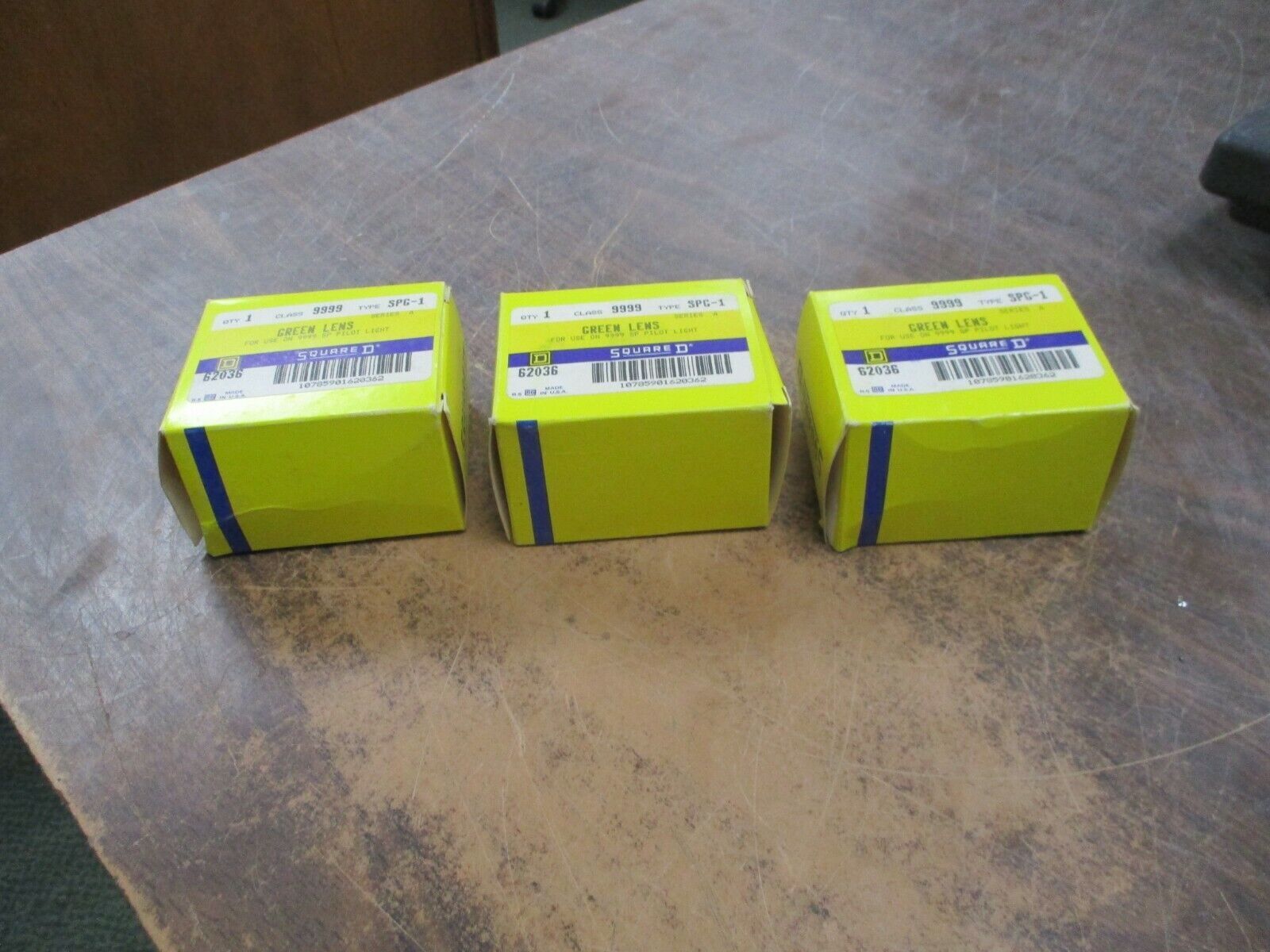 Square D Green Lens 9999 SPG-1 Ser A For Use on 9999 SP Pilot Light New Surplus