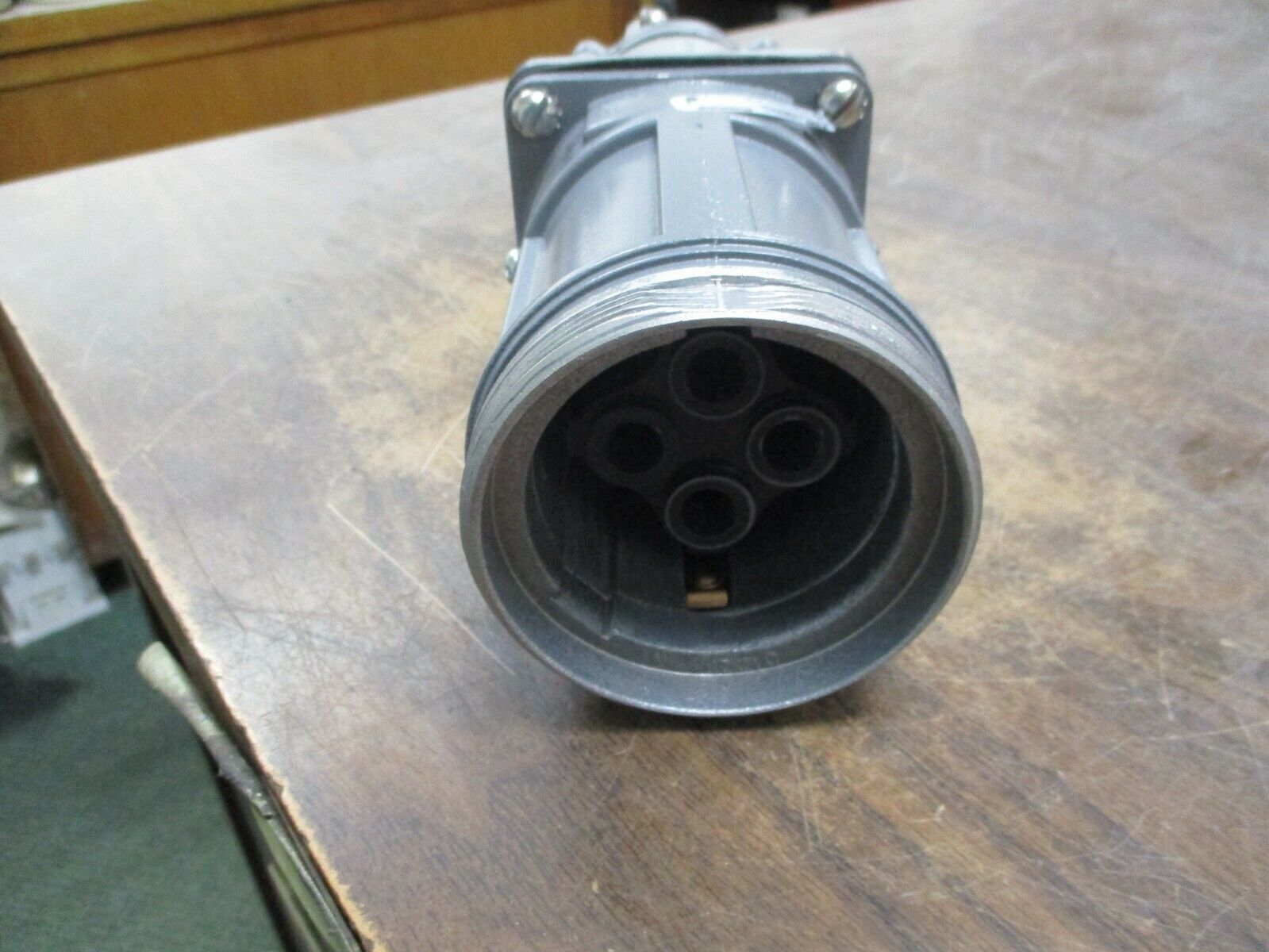 Russellstoll Receptacle w/ Base 7428-78 Wire End 60A 600V Used