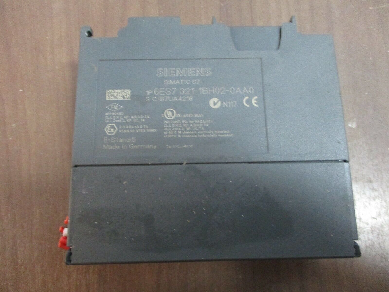 Siemens Simatic S7 Digital Input Module 6ES7 321-1BH02-0AA0 16xDC24V Used