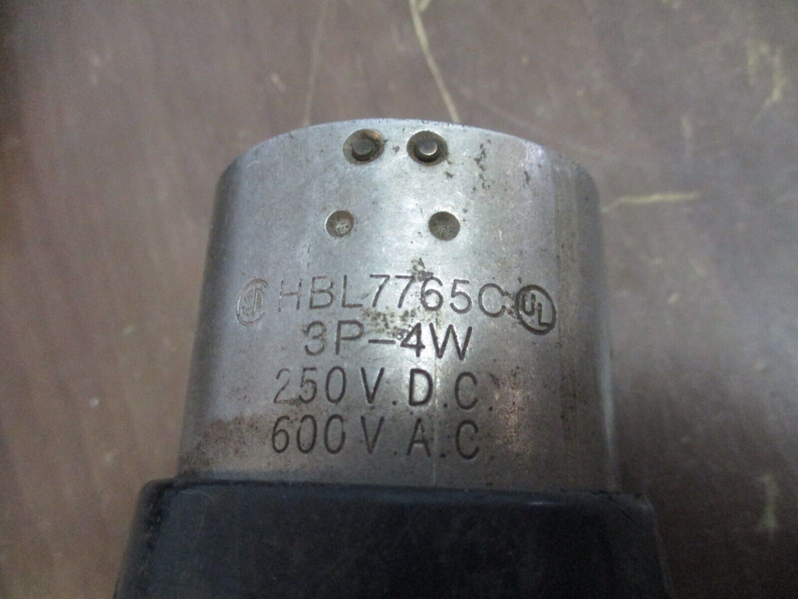 Hubbell Plug HBL7765C 50A 600V 3P 4W Used
