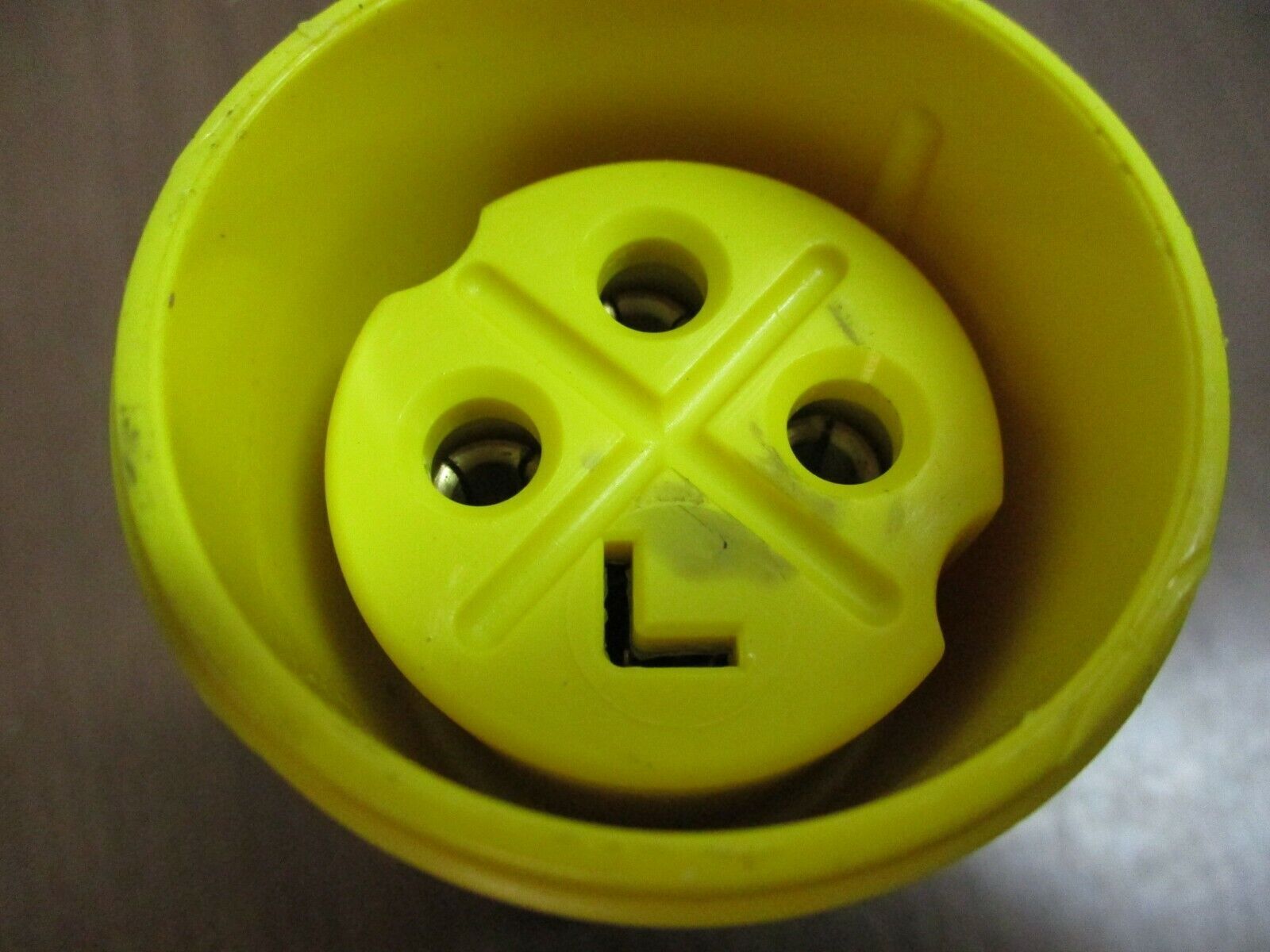 Russellstoll Connector 9C54U2/C75 50A 250VAC 4W *Open End* Used