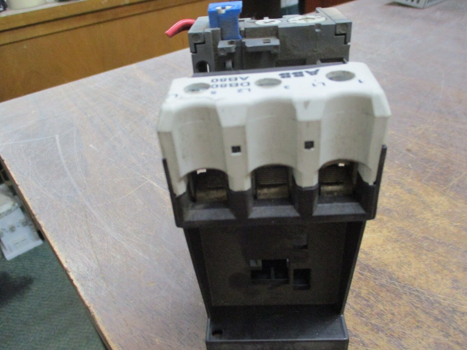 ABB Solid State Overload w/ Din Rail Adapter TA75 DU Trip: 60-80A Used