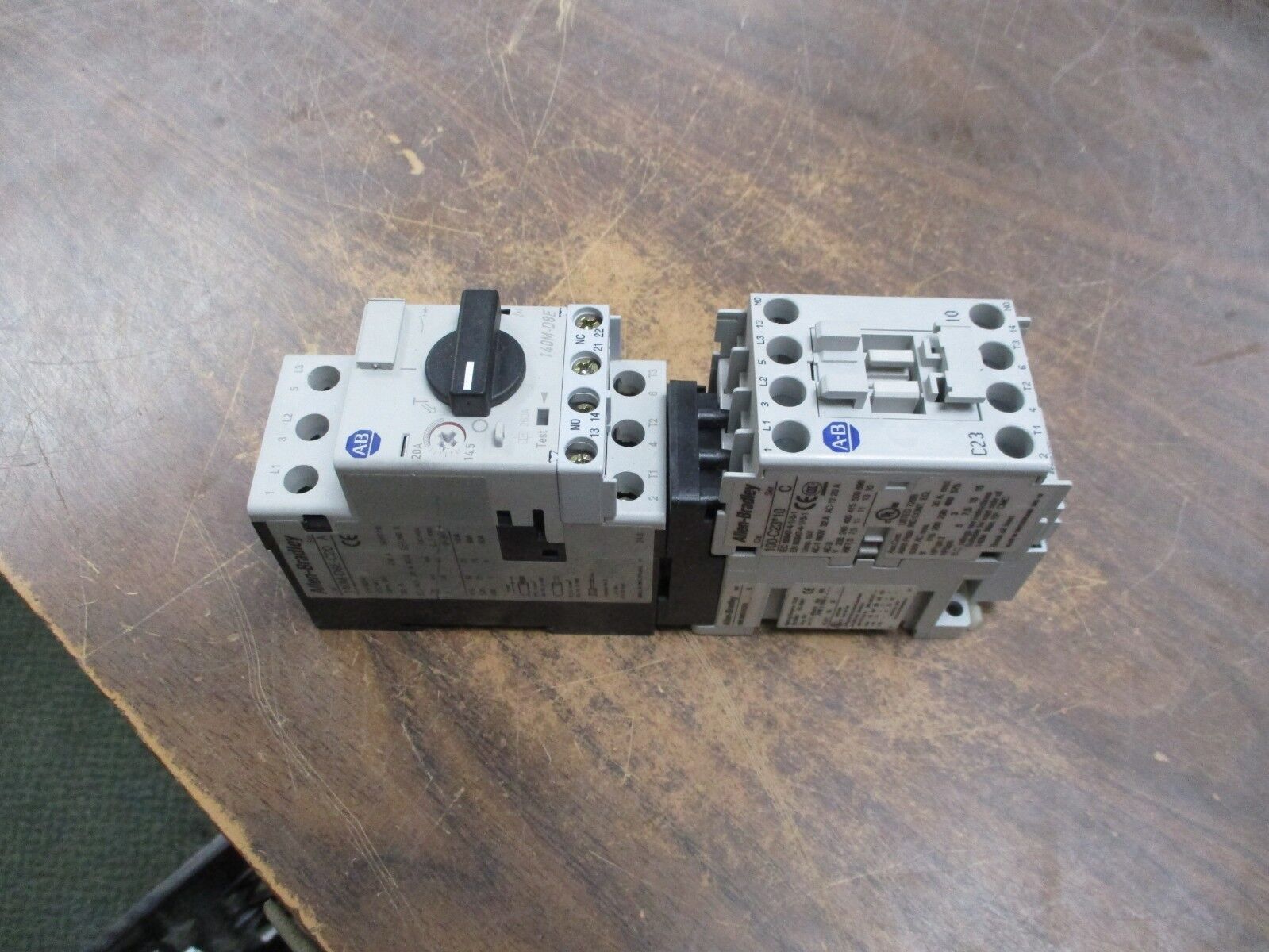 Allen-Bradley Starter 190E-DND2-DC25X Ser. B 120V Coil 30A 600V Trip:14.5-20A