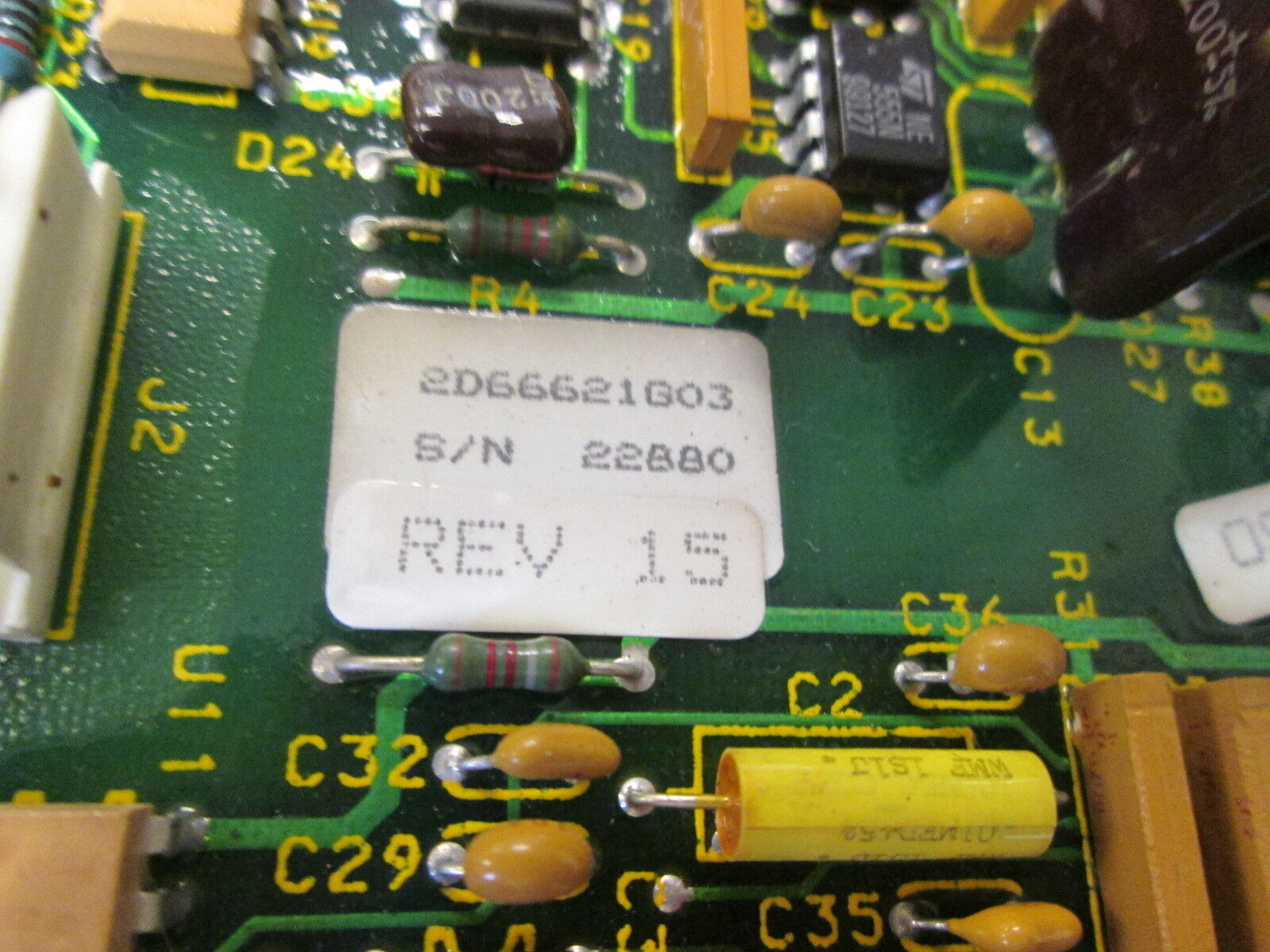 Westinghouse Base Driver Board 2D66621G03 Rev. 15 Used