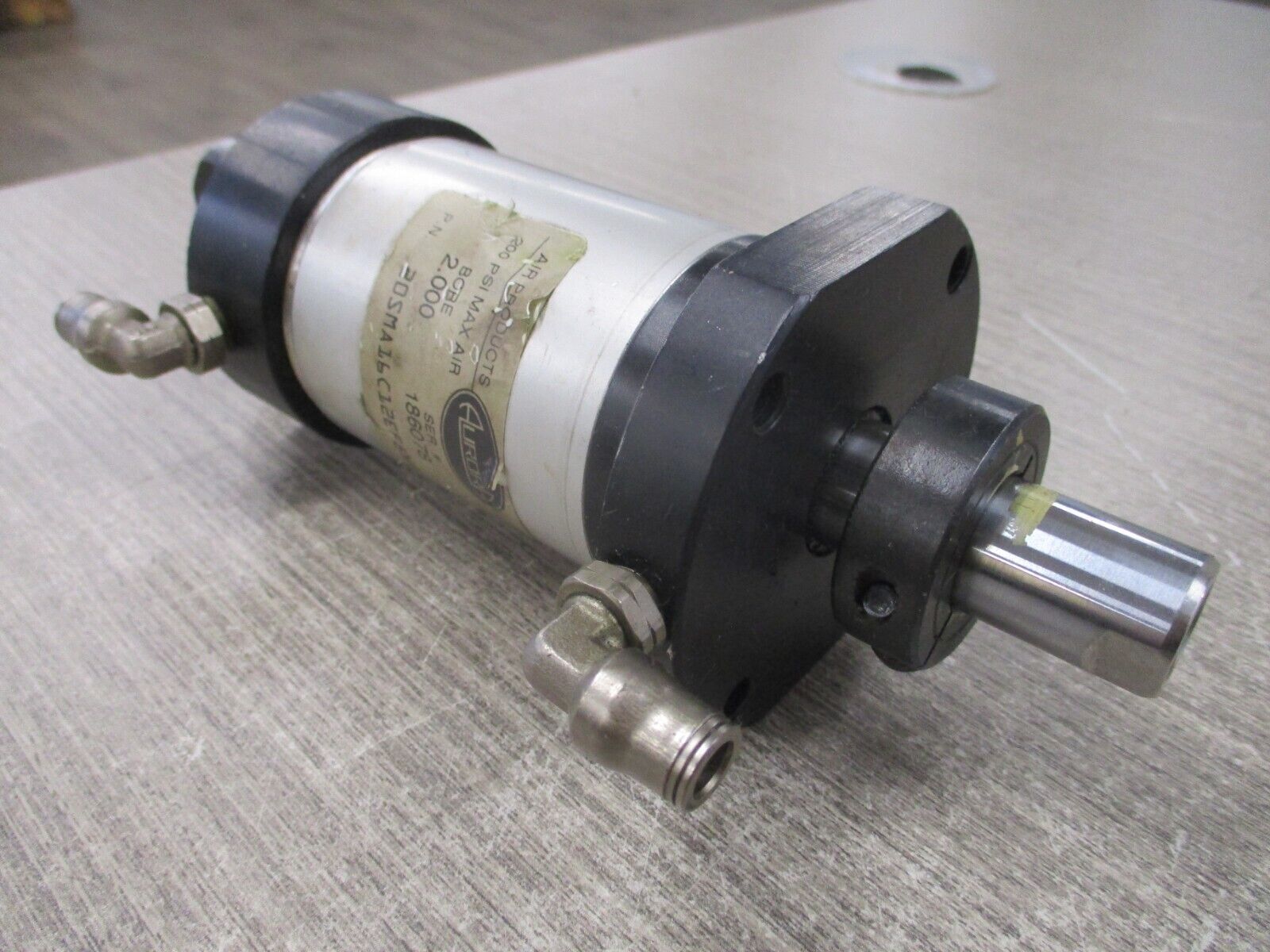 Aurora Pneumatic Air Cylinder 20SMA16C12EF 200PSI Bore: 2.000 Stroke: 1.500 Used