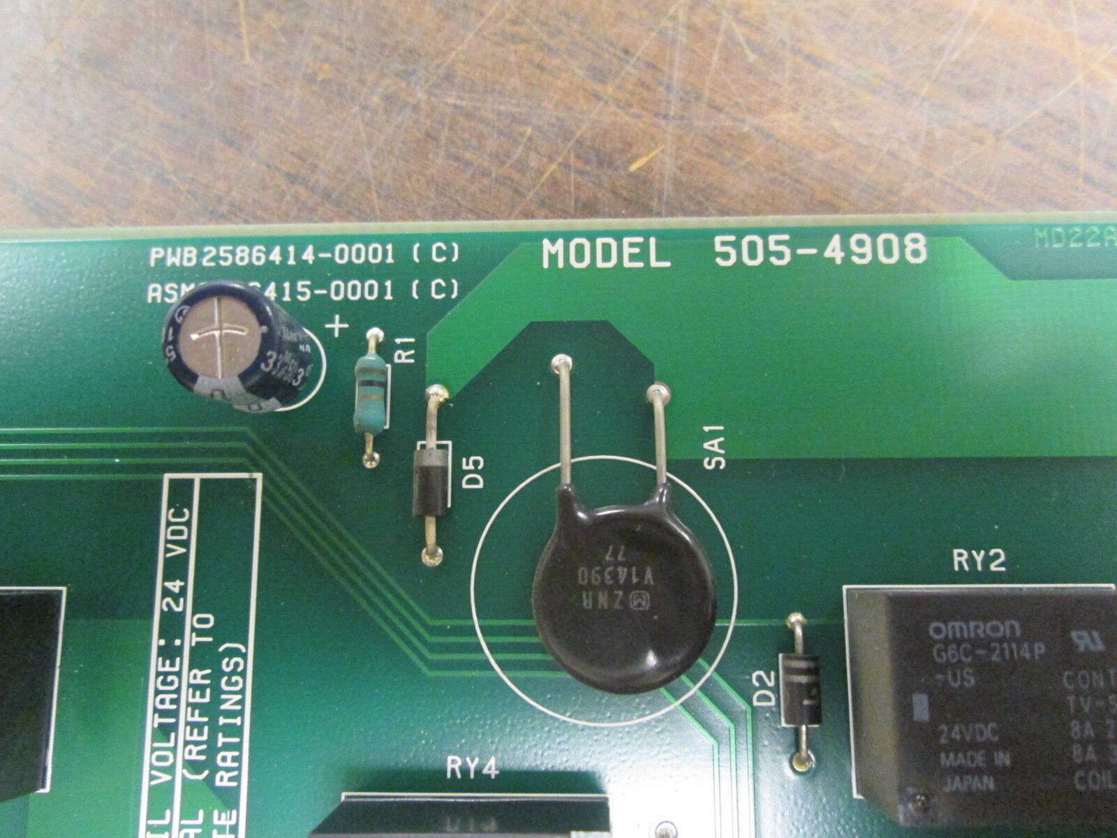 Siemens Simatic 505 Relay Output Module 505-4908 Used