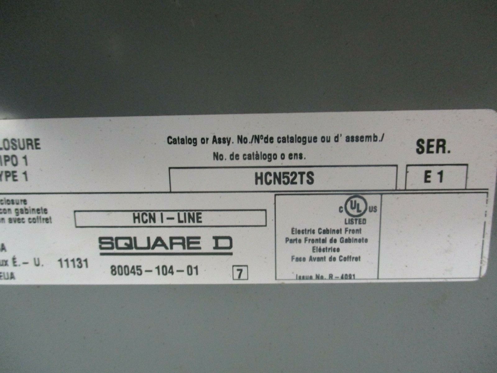 Square D I-Line Trim Kit HCN52TS Ser. E1 Size: 52" New Surplus