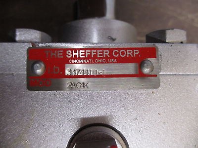 Sheffer Pneumatic Cylinder 2AC4K *No Box* New Surplus
