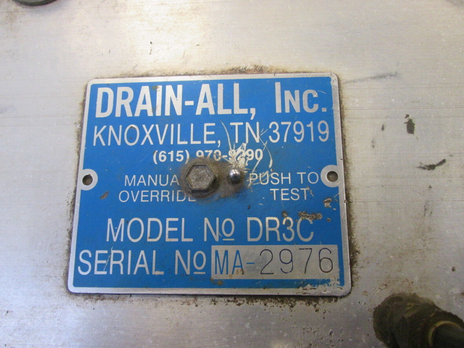 Drain-All Air Drain Trap DR3C / 1500 Used