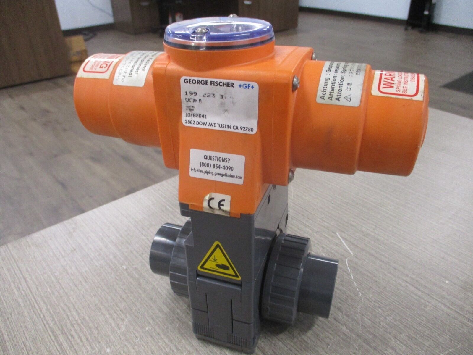 George Fischer Actuated Valve 199.223 1 Used
