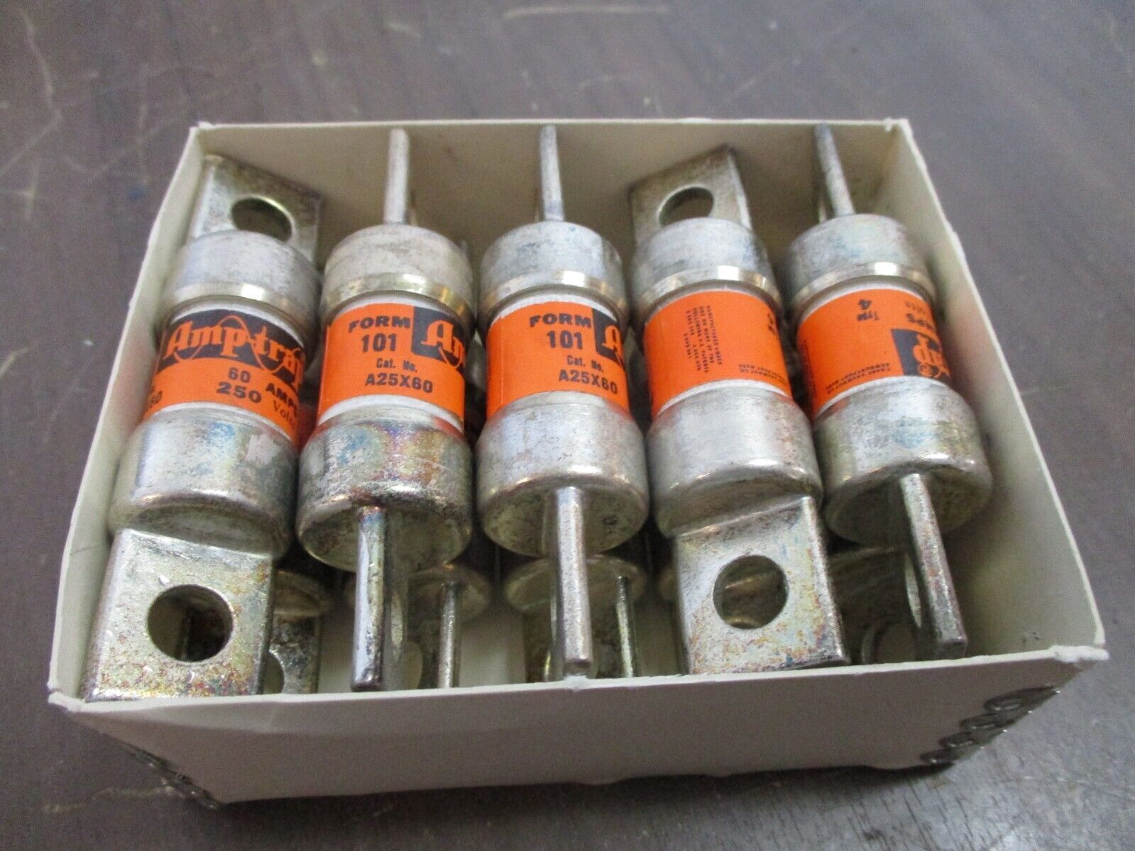 Shawmut Amp-Trap Fuse A25X60 60A 250V *Box of 10* New Surplus