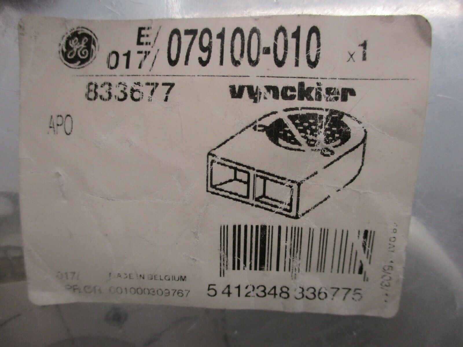GE Vynckier Air Vent 833677 New Surplus