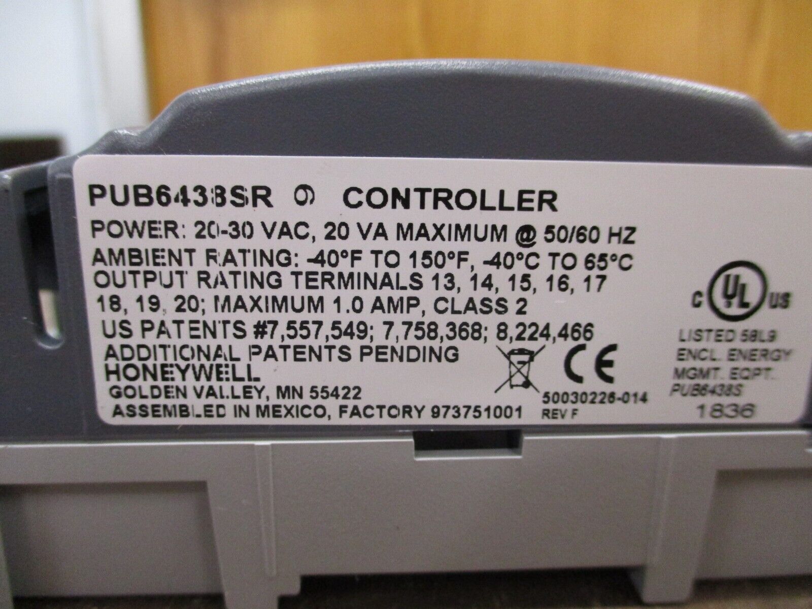 Honeywell Spyder Sylk Enhanced Programmable Controller PUB6438SR Used