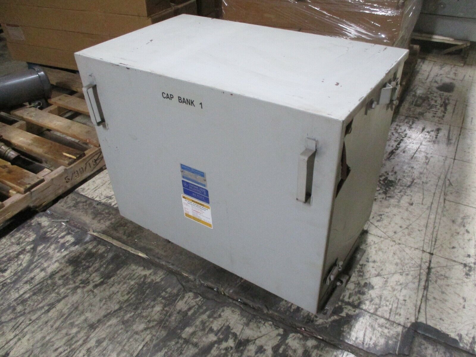 GE Capacitor 37F651G170 150KVAR 480V 60Hz 3Ph Used