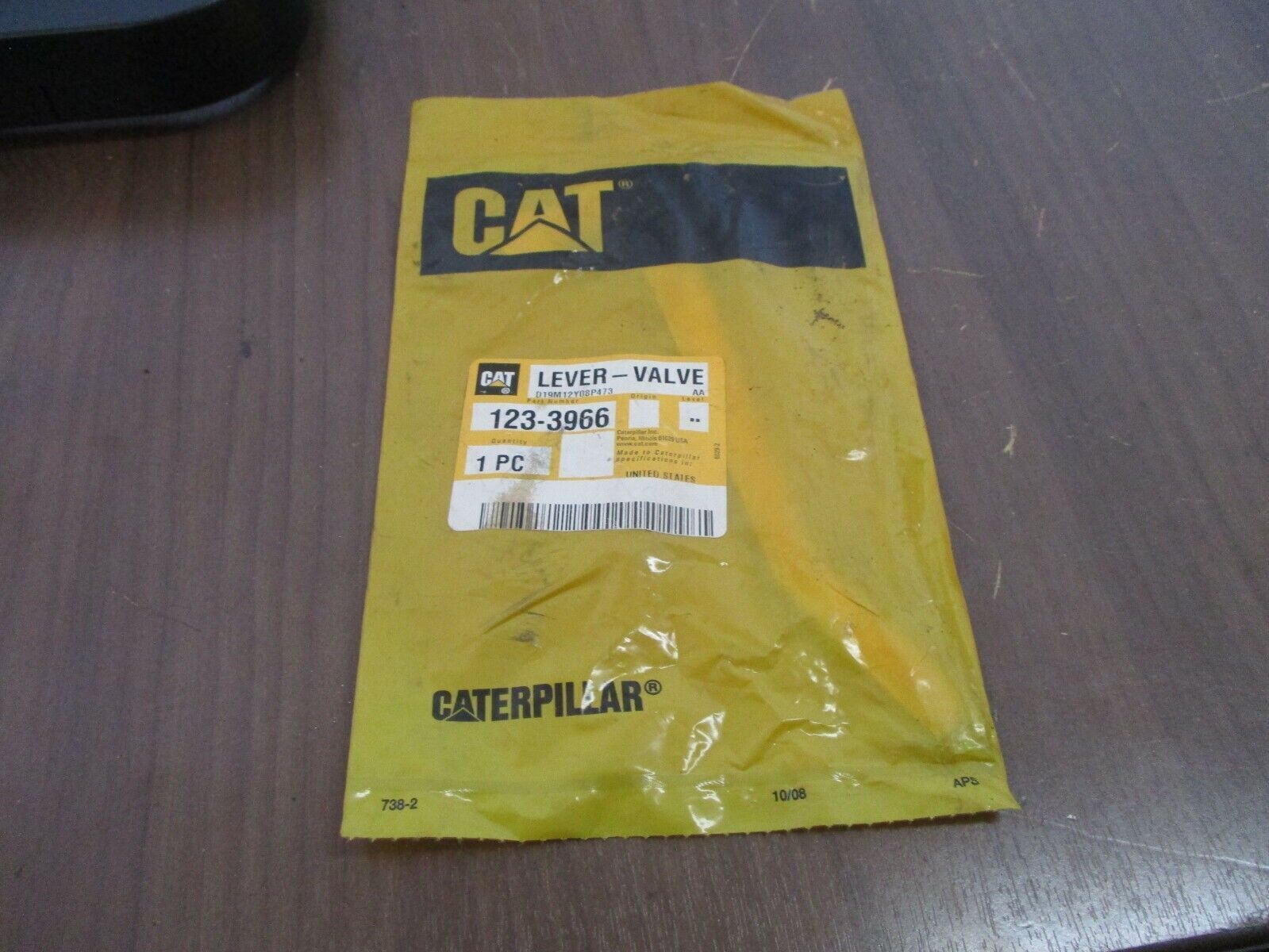 CAT Valve Lever 123-3966 New Surplus