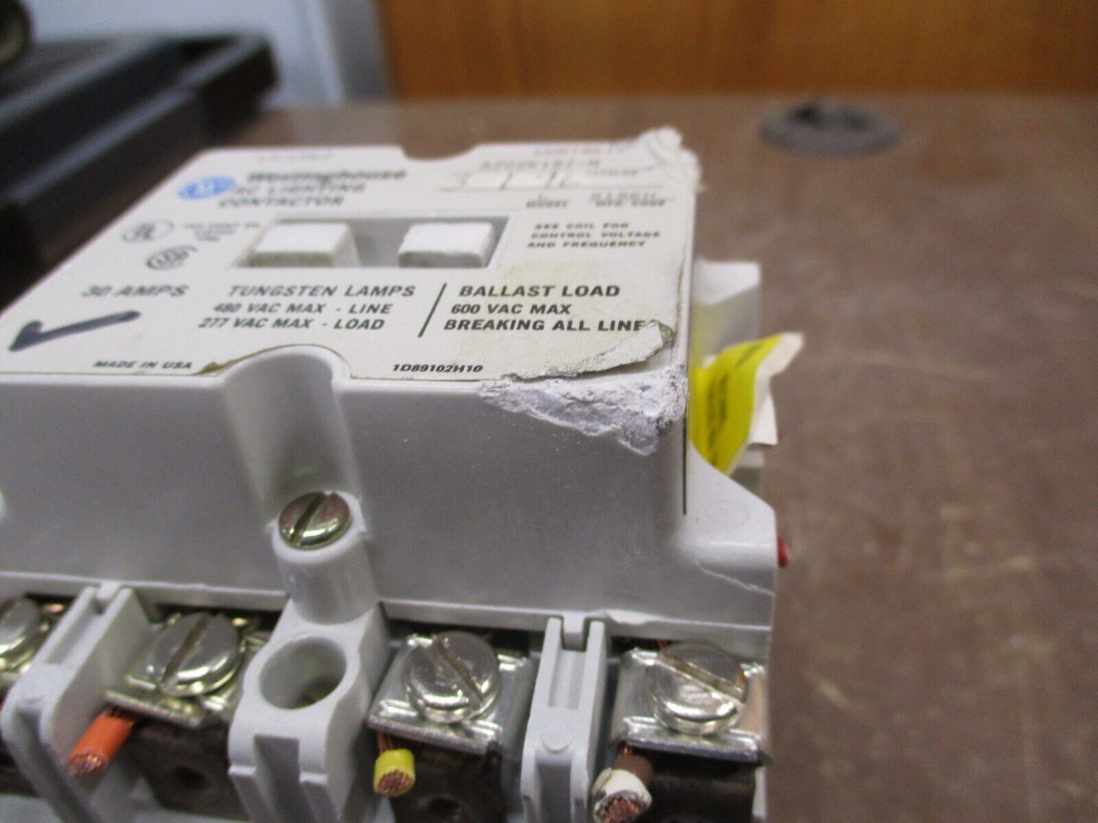 Westinghouse AC Lighting Contactor A202K1DZ-M 277V Coil 30A 600V 3Ph Used