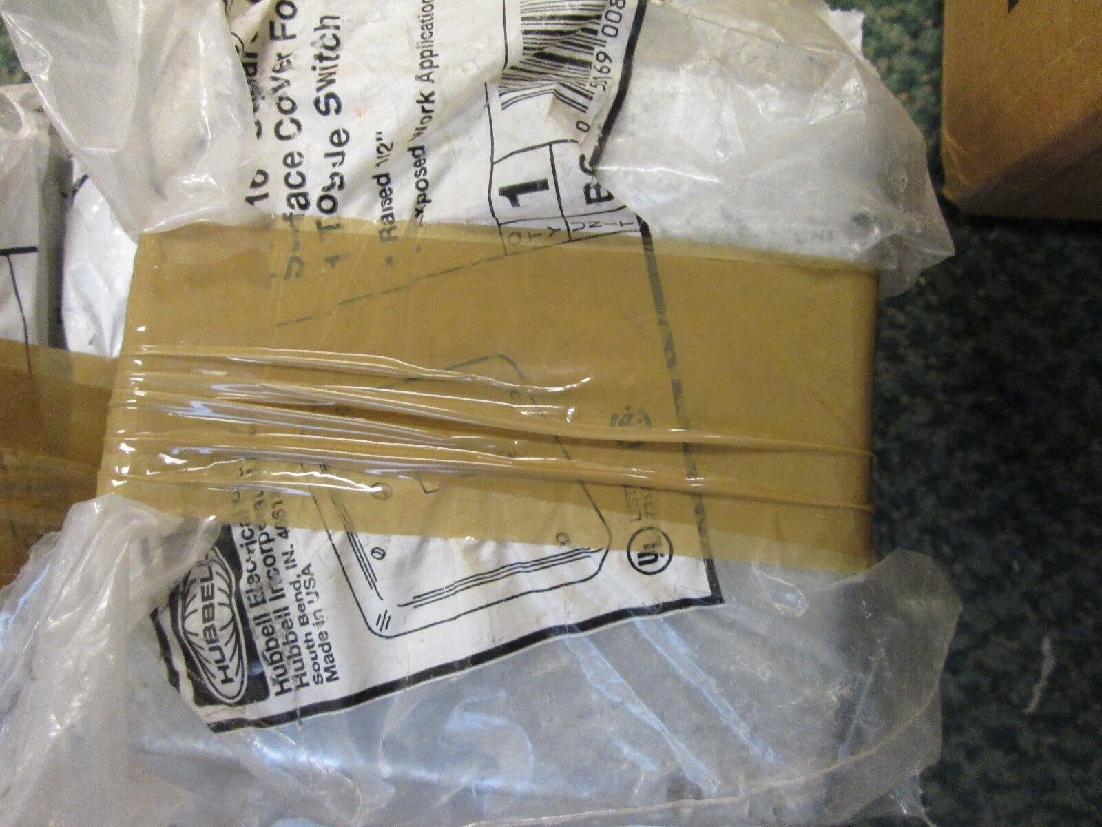 Misc Brands Toggle Switch Surface Cover Size 4-11/16" x 1/2" *Lot of 10*
