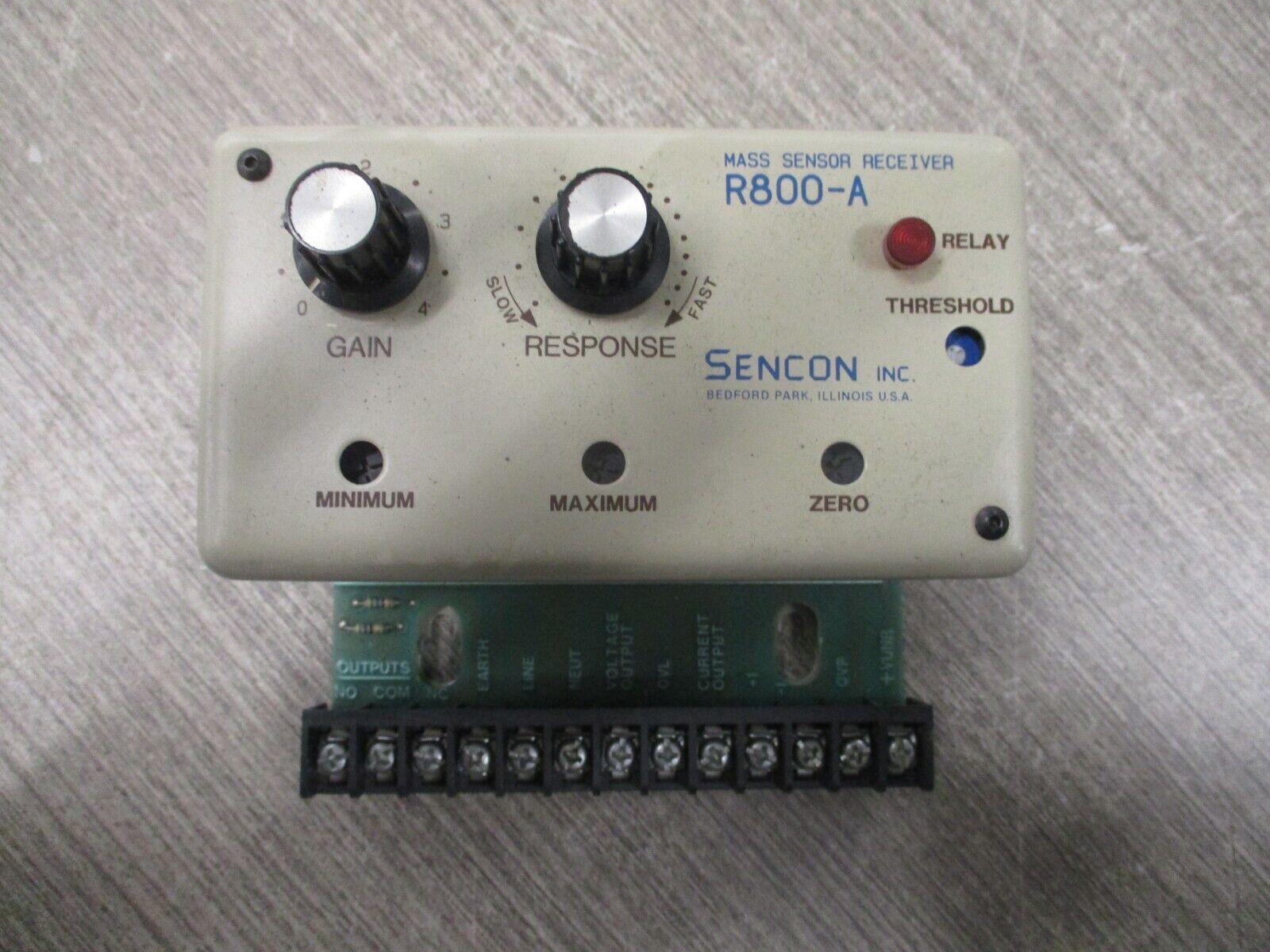 Sencon Mass Sensor Receiver R800-A Used