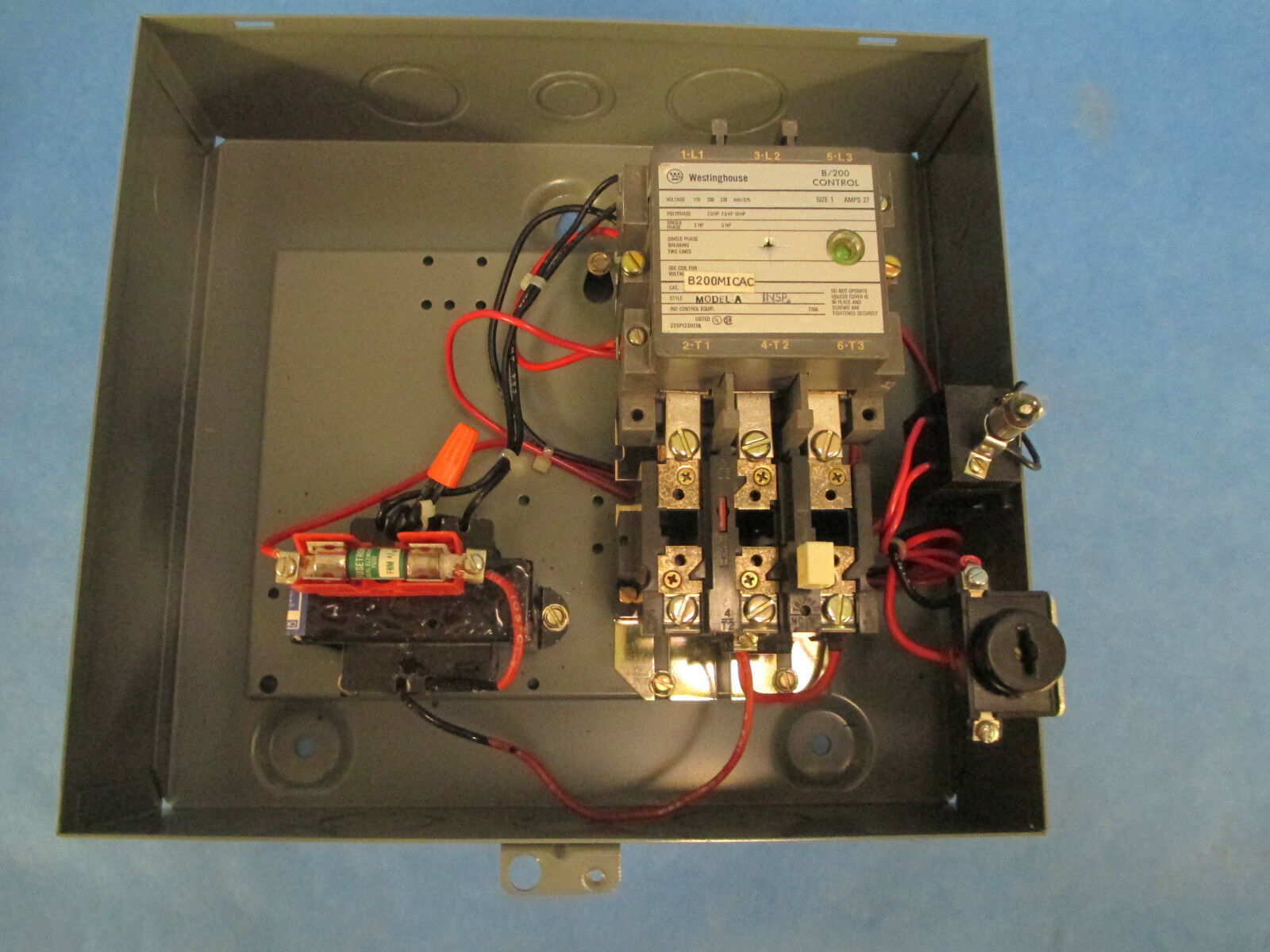 Westinghouse Size 1 Industrial Non-Reversing Starter B200J1CA-ALT New Surplus