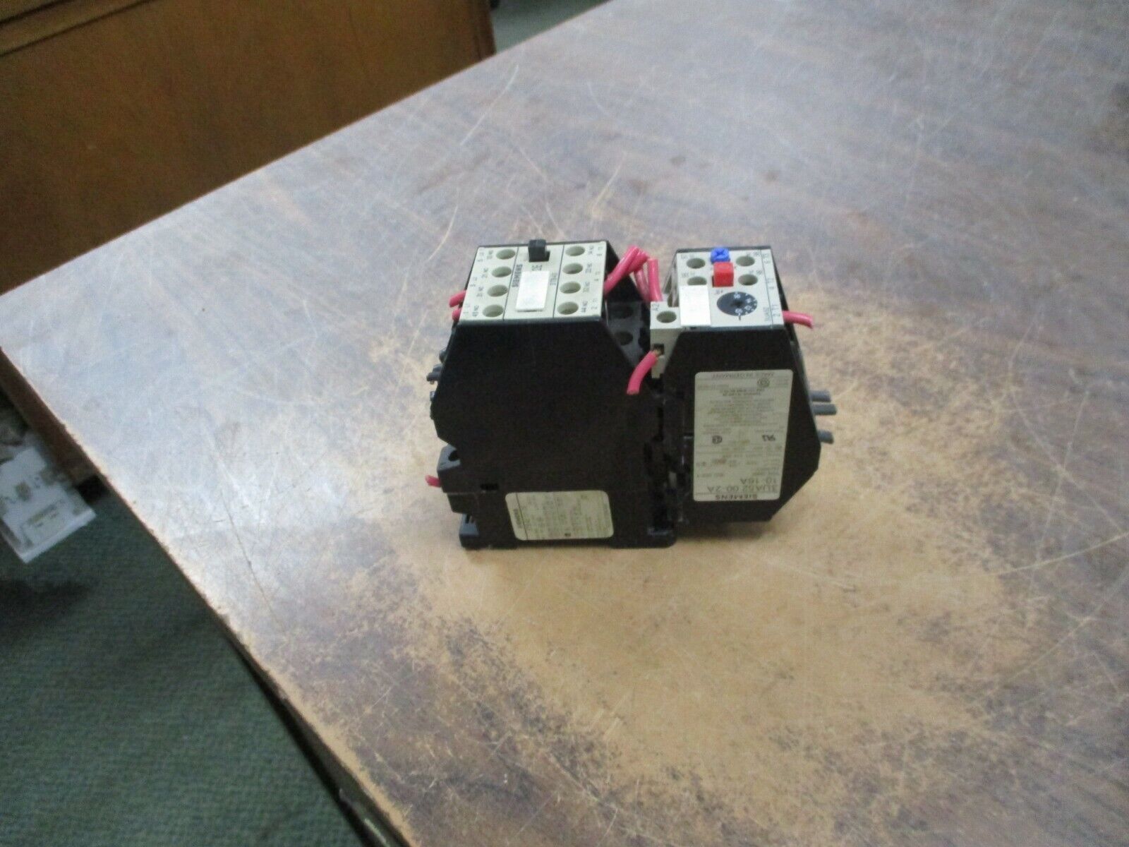 Siemens Size 1 Starter 3TB43 17-7E / 3UA52 00-2A 120V Coil Trip: 10-16A Used