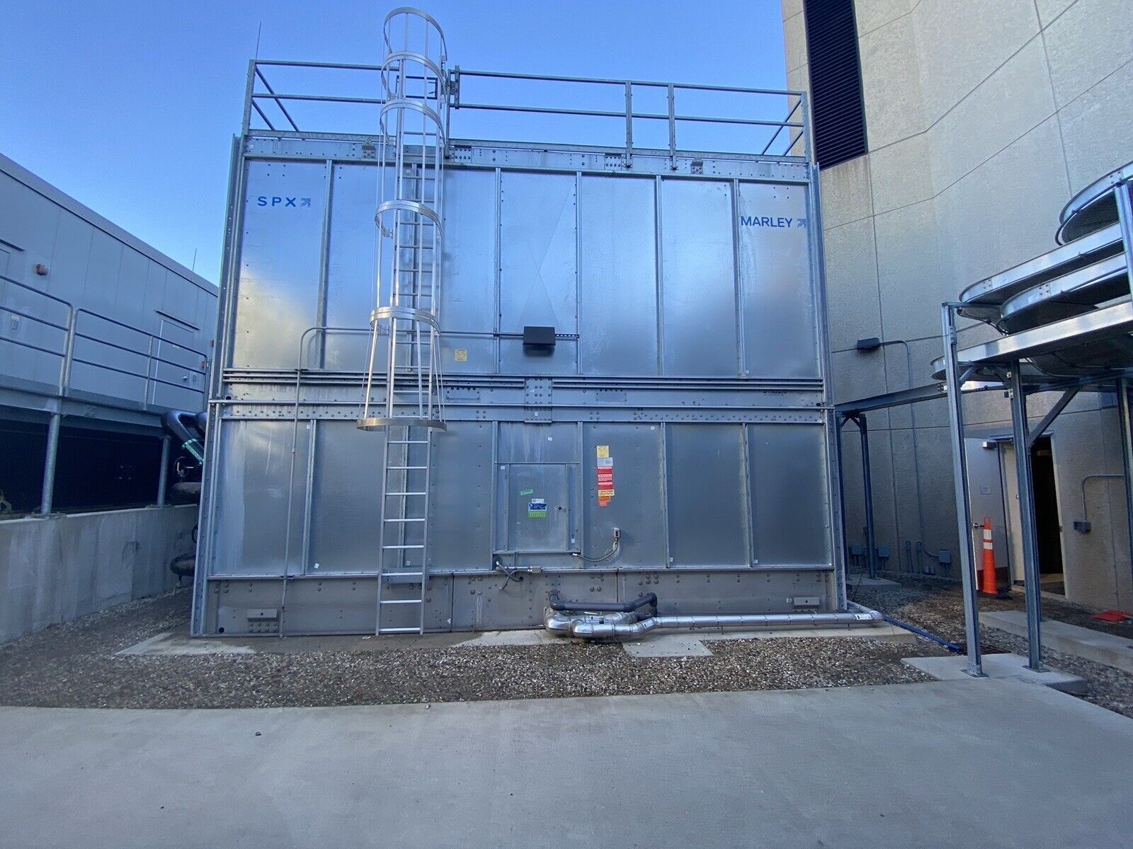 Marley MHF Fluid Cooler / Cooling Tower MHF7113 450 Ton MFD 2016 Used