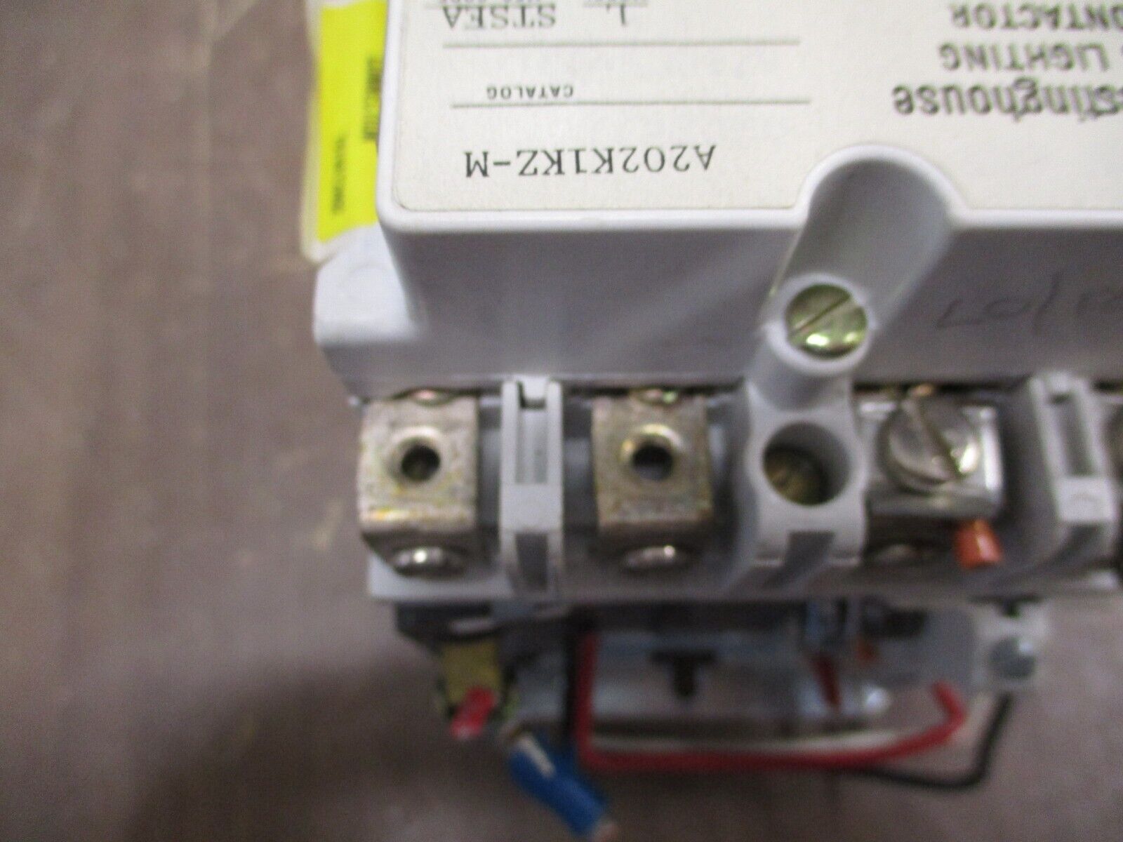 Westinghouse AC Lighting Contactor A202K1KZ-M 277V Coil 30A 600V Used