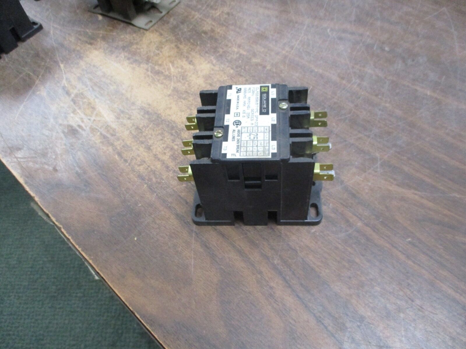 Square D Contactor 8910 DPA23 25A 208-240V Coil 600V Used