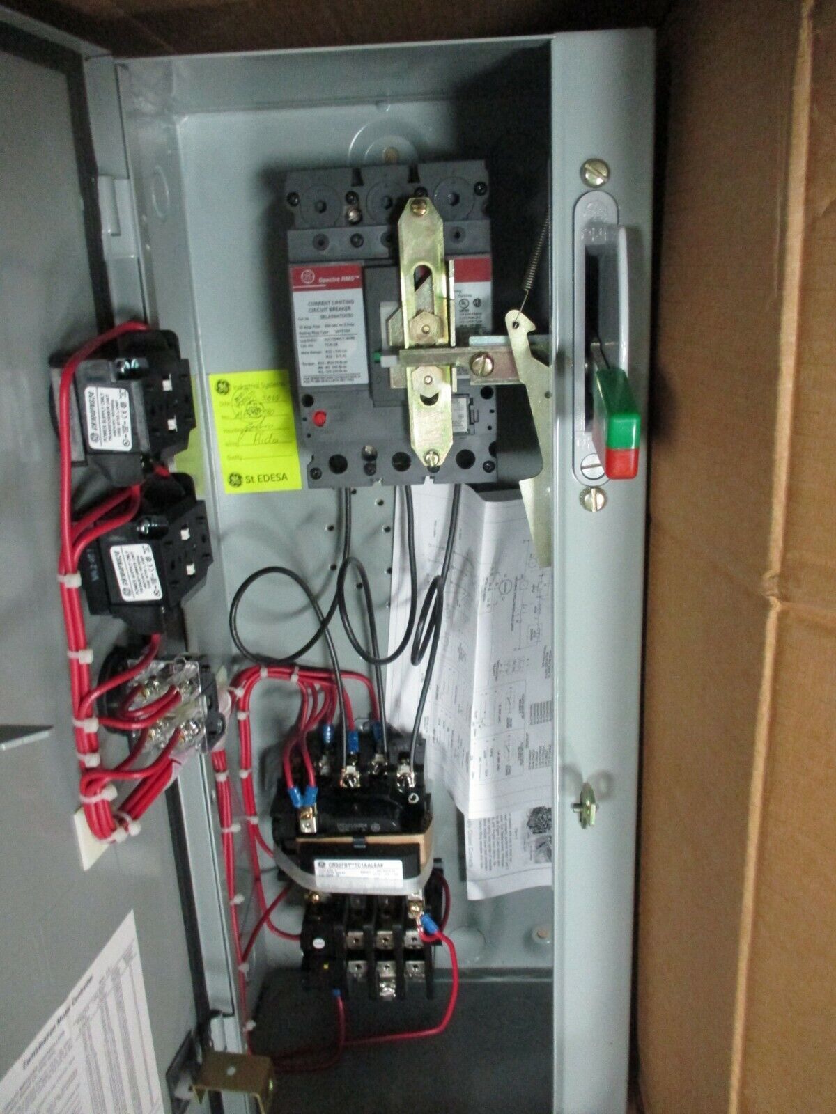 GE Size 0 Breaker Combination CR307BT04TC1AAL6A 460-480V Coil New Surplus