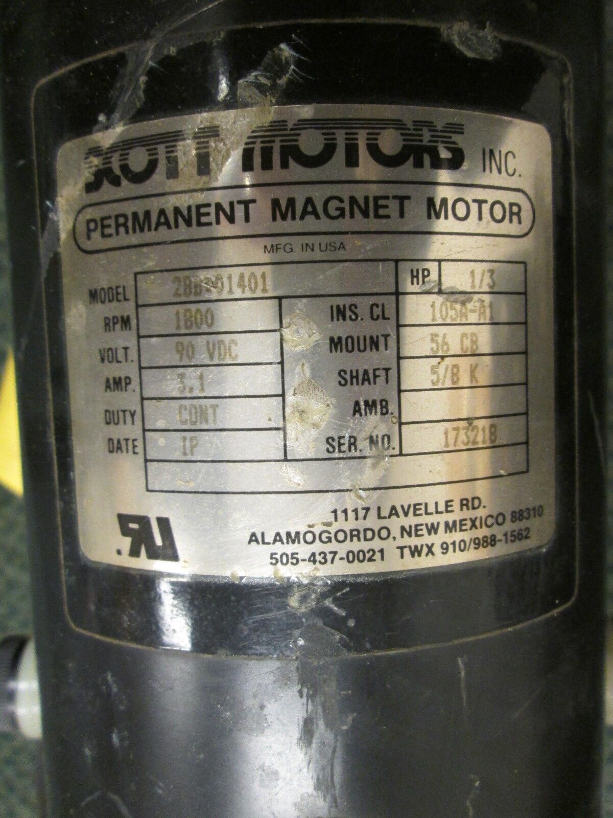 Accuguide Actuator HT4-LS 1/3HP 1800RPMs Used