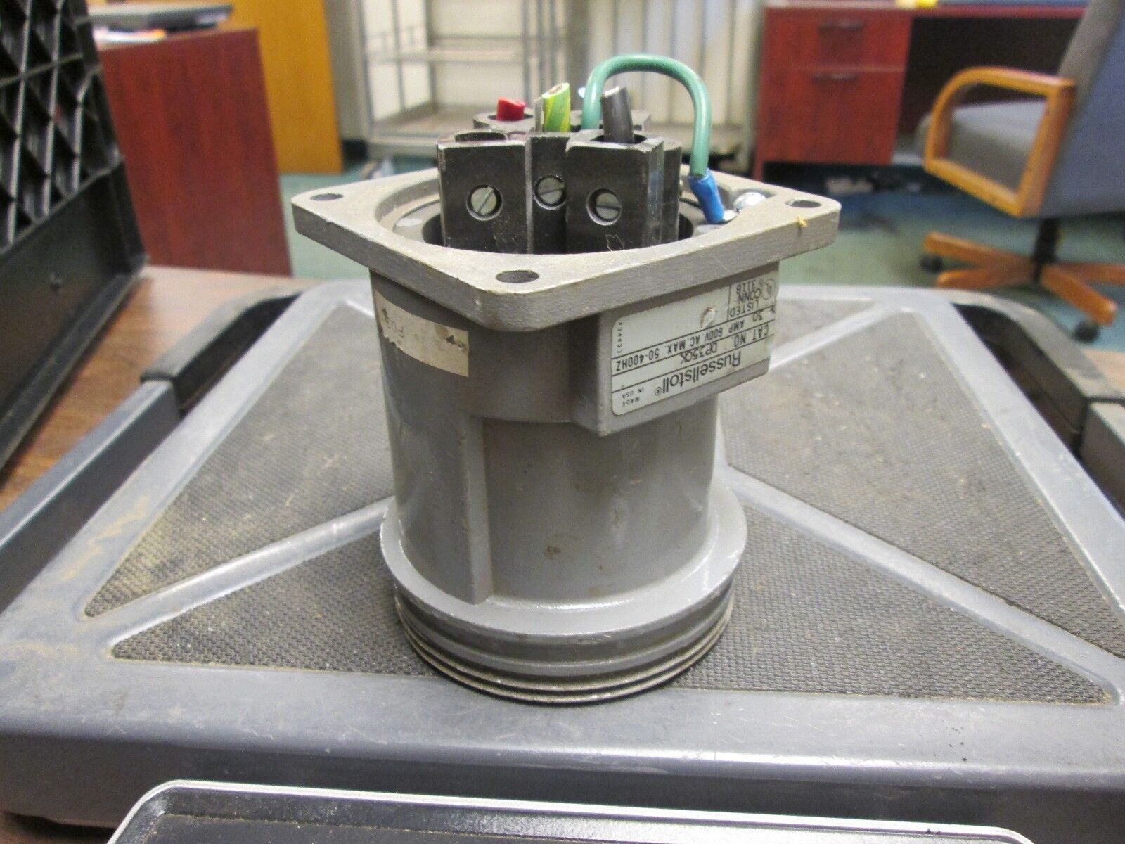 RussellStoll Receptacle DP35CK 30A 600V 50-400Hz