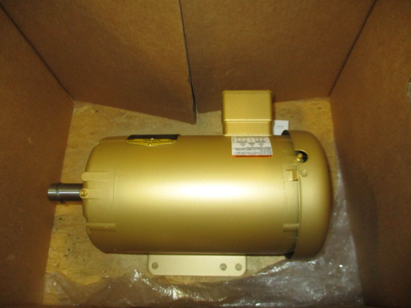 Baldor Motor EM3610T 3HP 3600RPM 230/460V 7.2/3.6A 60Hz 3Ph New Surplus