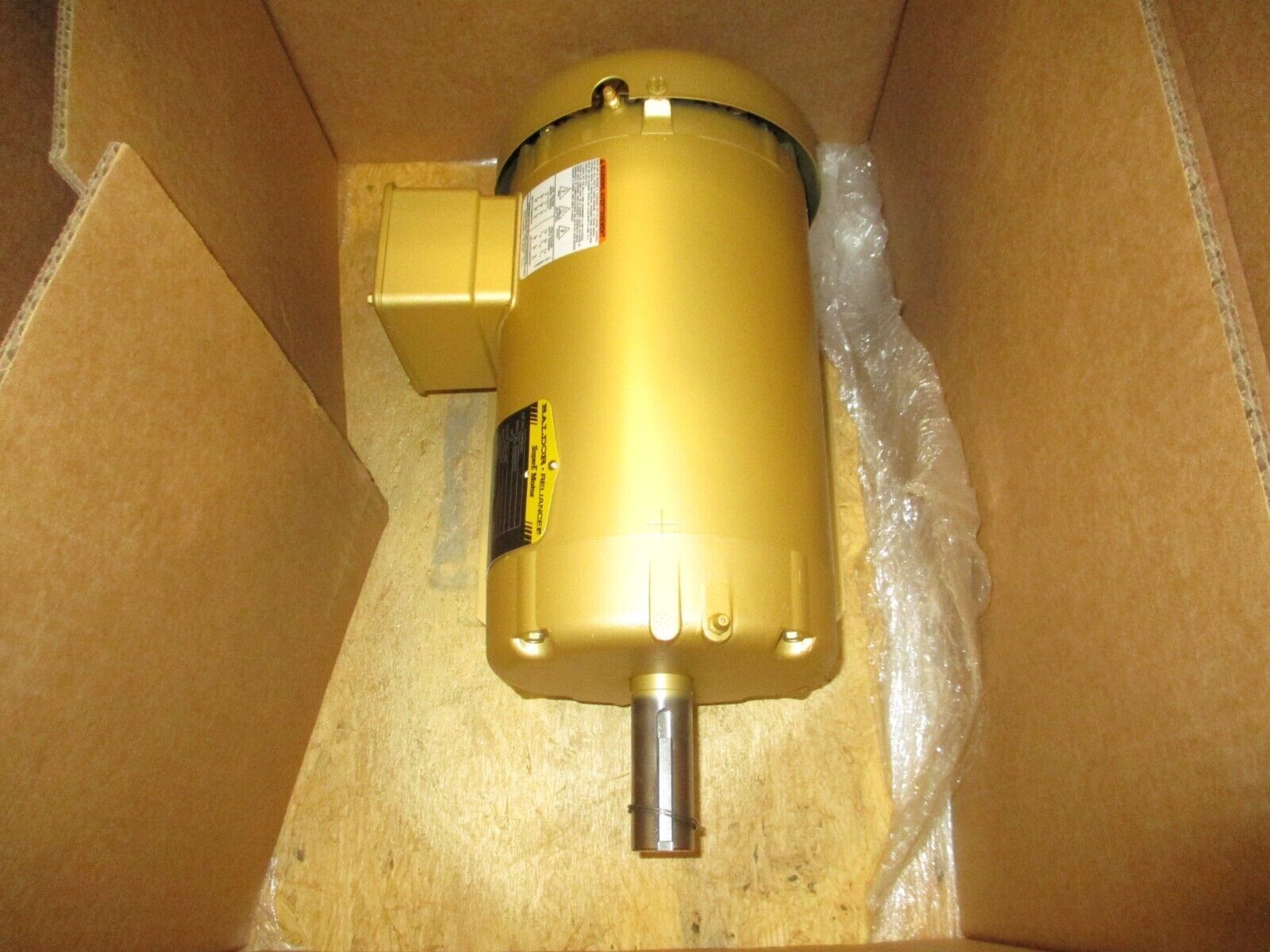 Baldor Motor EM3610T 3HP 3600RPM 230/460V 7.2/3.6A 60Hz 3Ph New Surplus