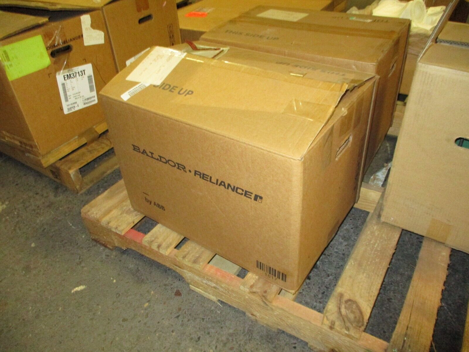 Baldor Motor EM3610T 3HP 3600RPM 230/460V 7.2/3.6A 60Hz 3Ph New Surplus