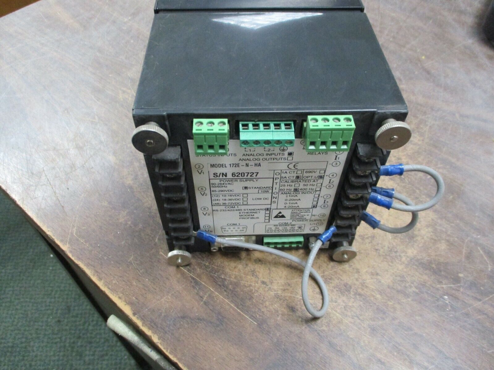 Satec Power Meter PM172E/172E-N-HA 90-264VAC 50/60Hz 4-20mA COM: RS-232/422/485