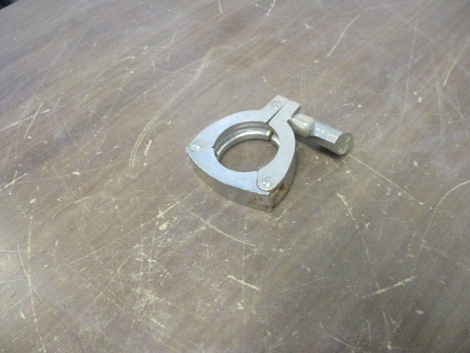 Misc. Brand Stainless Steel 3-Segment Clamp Size: 1-3/4" Used *Some Shelf Wear*
