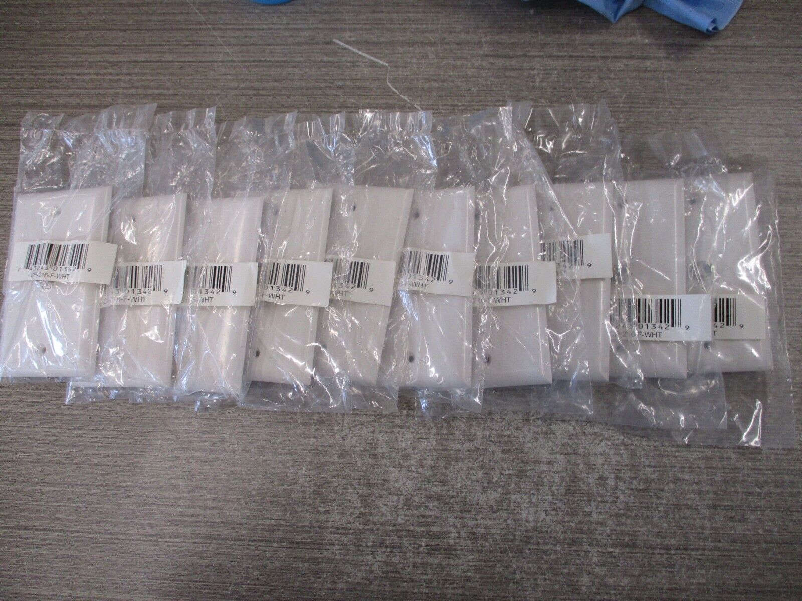 Misc. Brand Coaxial Wall Plate CP-216-F-WHT White *Lot of 10* New Surplus