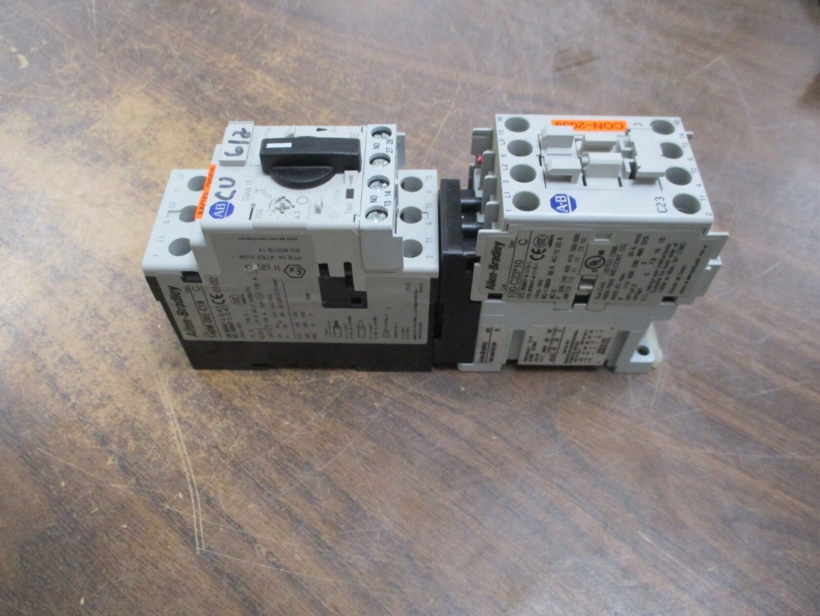Allen-Bradley Starter 190E-DND2-DC10S 120V Coil 30A 600V Trip: 6.3-10A Used