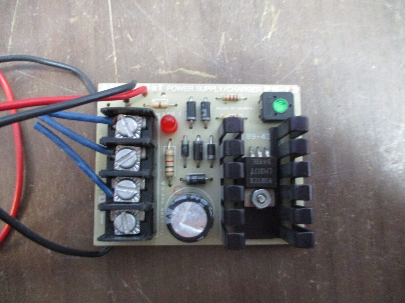 Alarm-Saf Power Supply / Charger Board PS-12 Used
