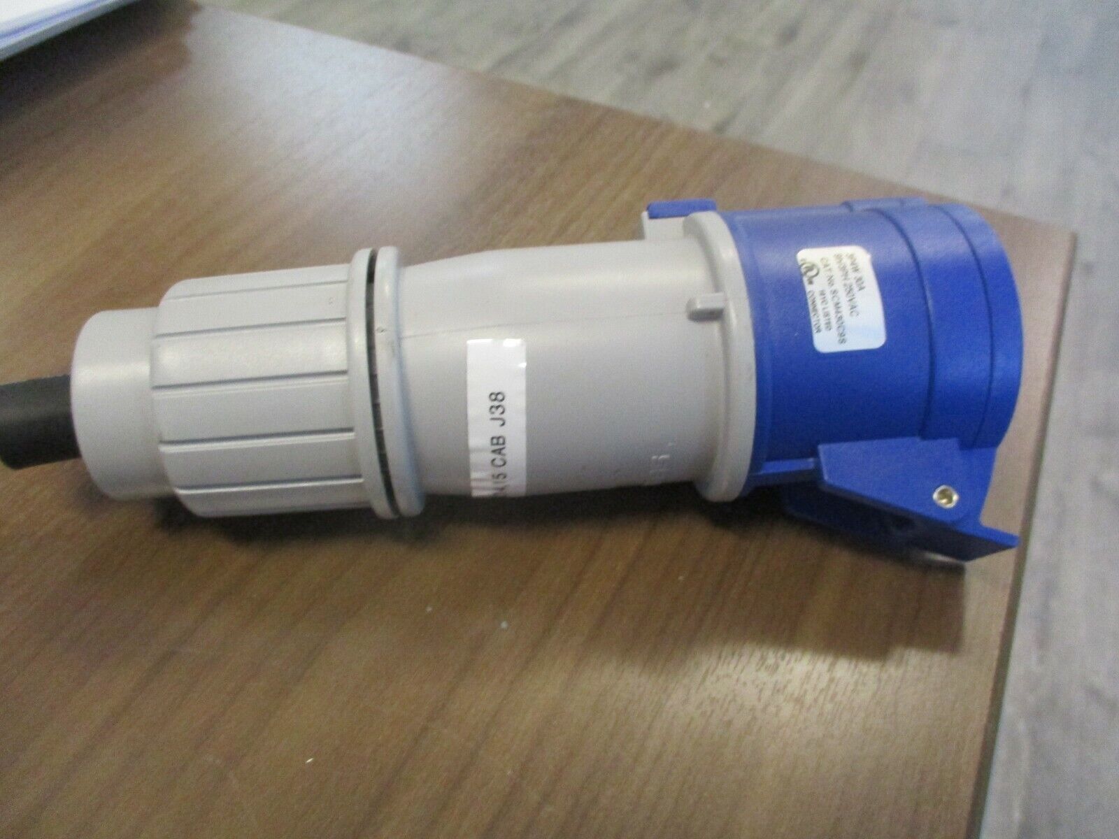 Scame Connector SCM430C95 30A 250V 3P 4W 3Ph Used