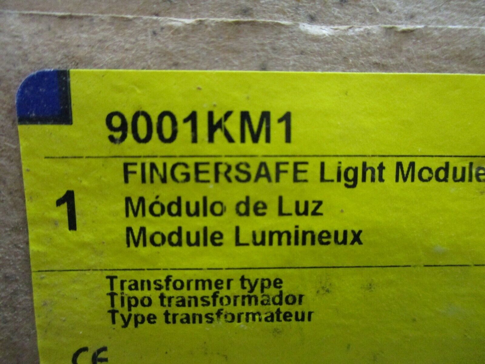 Square D FingerSafe Light Module 9001KM1 Ser. H Transformer Type New Surplus