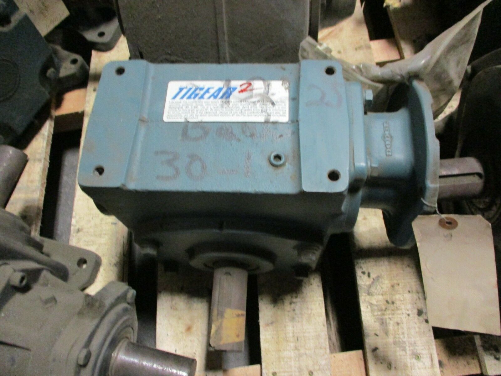 Dodge Tigear 2 Reducer 35Q30L14 Ratio 30:1 HP 4.33 RPM Input 3682 LB-In Used