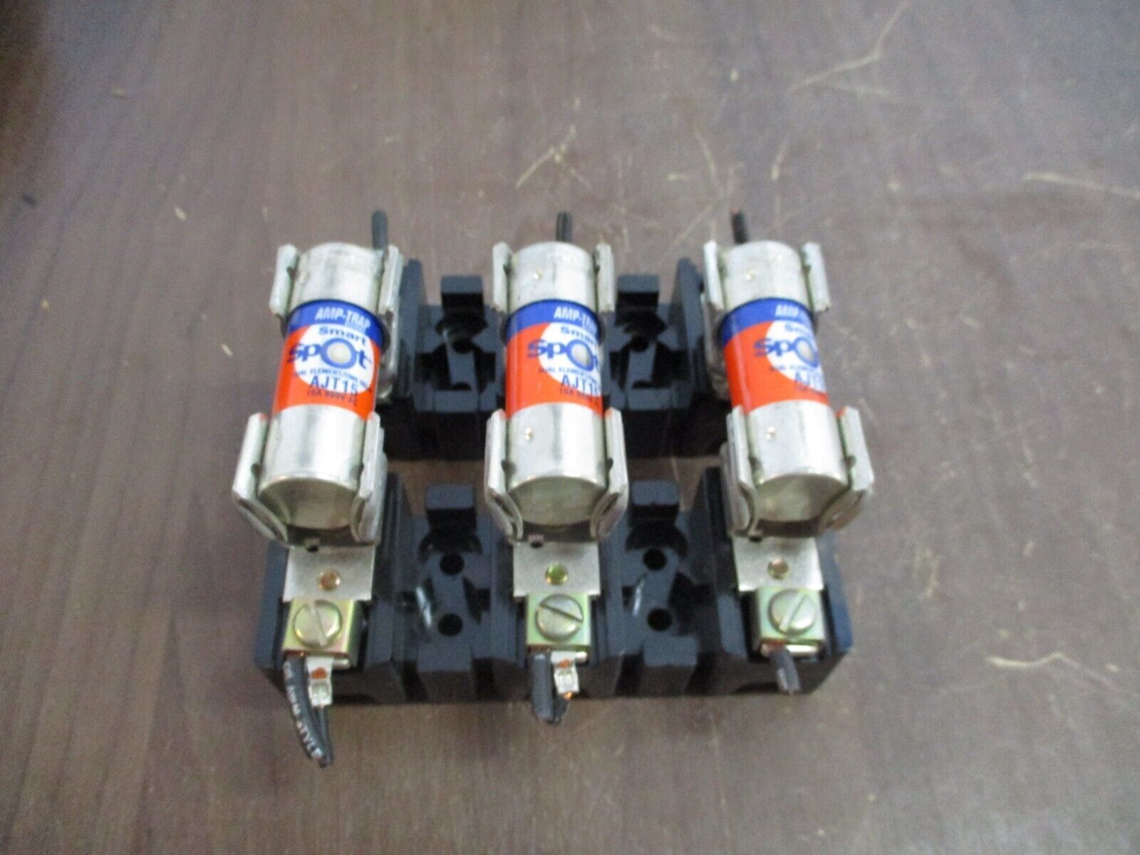 Allen-Bradley Fuse Holder 1494F-FS30 Ser. A 30A 600V 3P w/ (3) 15A Fuses Used