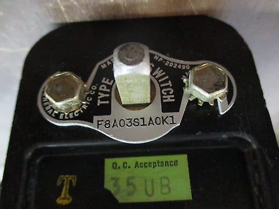 GE Type SBM Rotary Switch F8A03S1A0K1 *New Surplus*