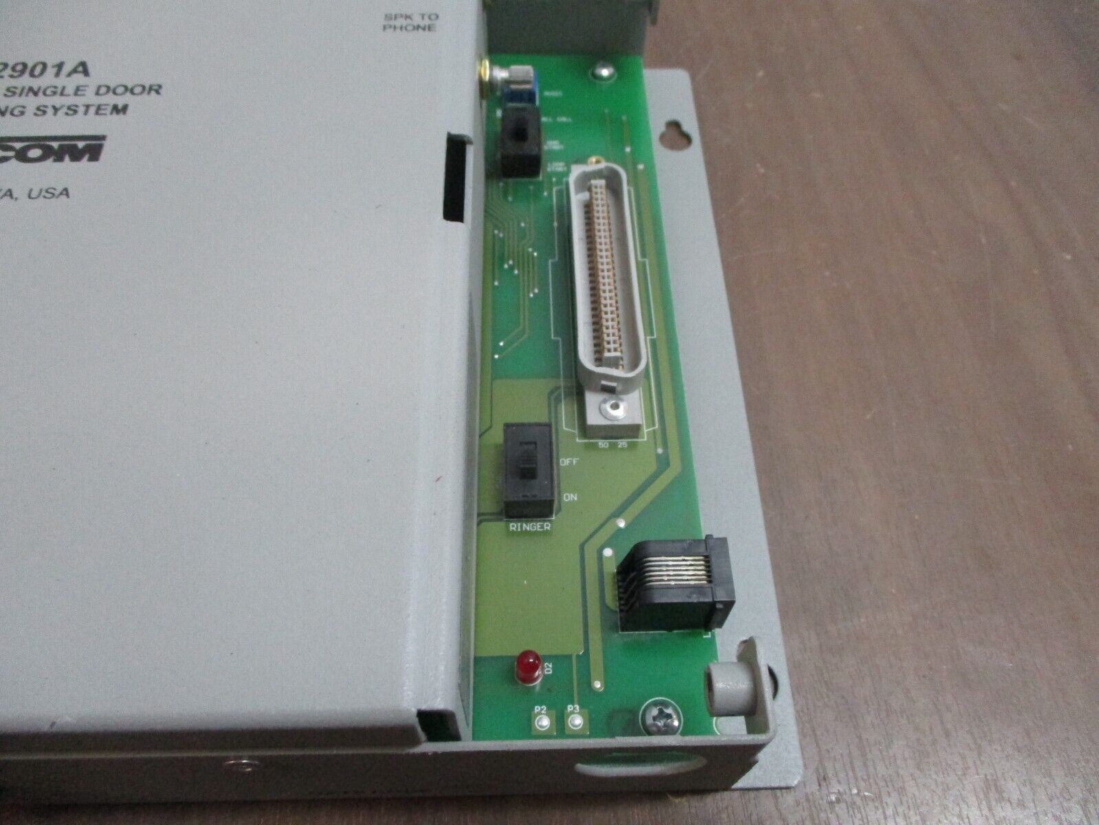 Valcom Universal Single Door Answering System V-2901A 24VDC 1.0A Used