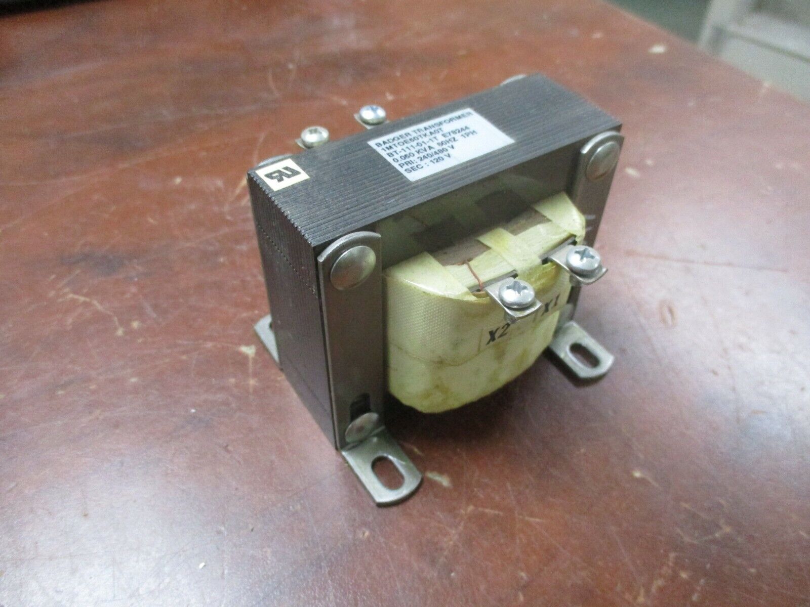 Badger Transformer 1MTOE50TKA0T 0.050KVA Pri: 240/480V Sec: 120V 60Hz 1Ph Used