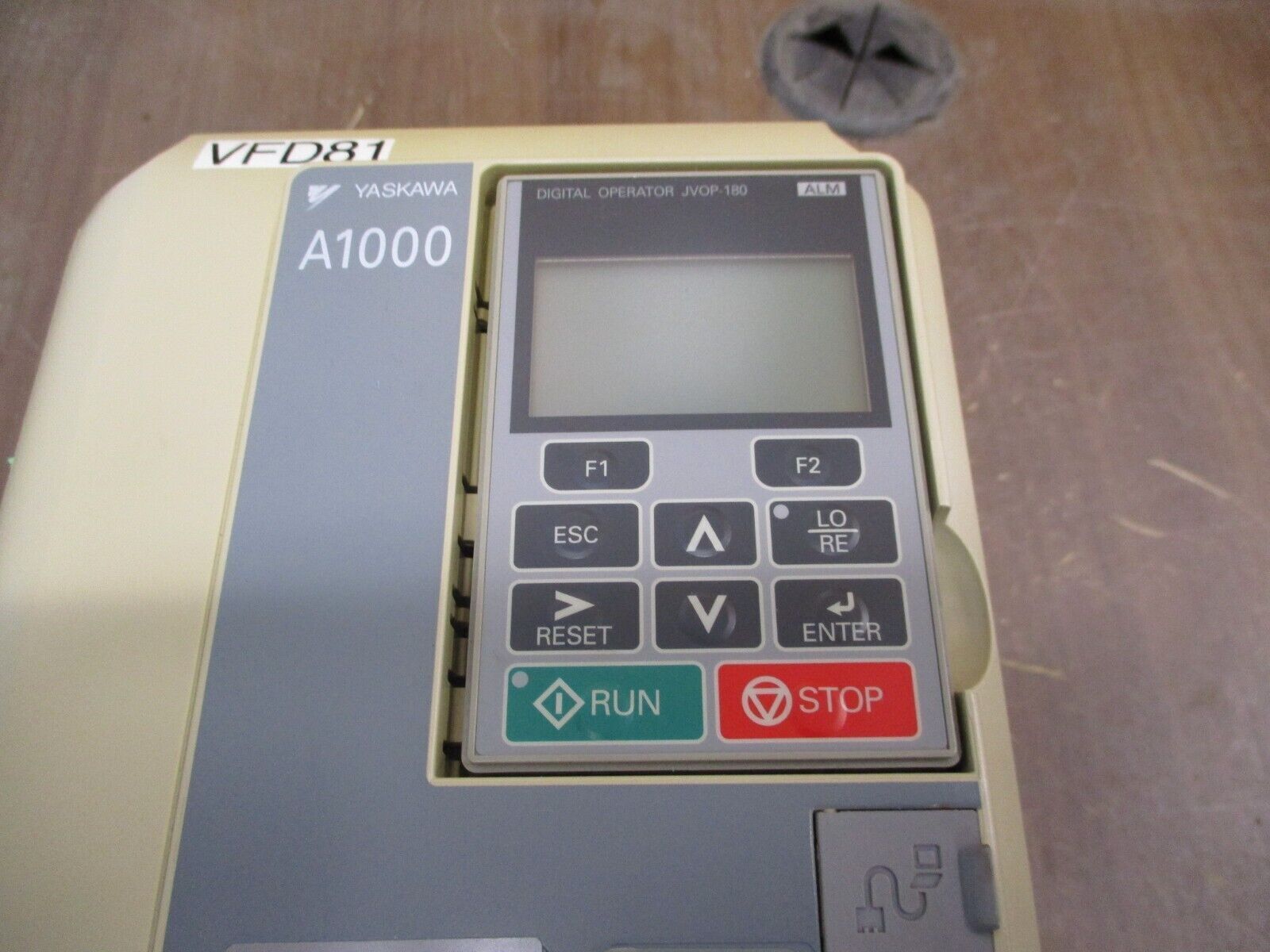 Yaskawa A1000 AC Drive CIMR-AU4A0005FAA Rev. D 3HP 3Ph w/ Keypad Used