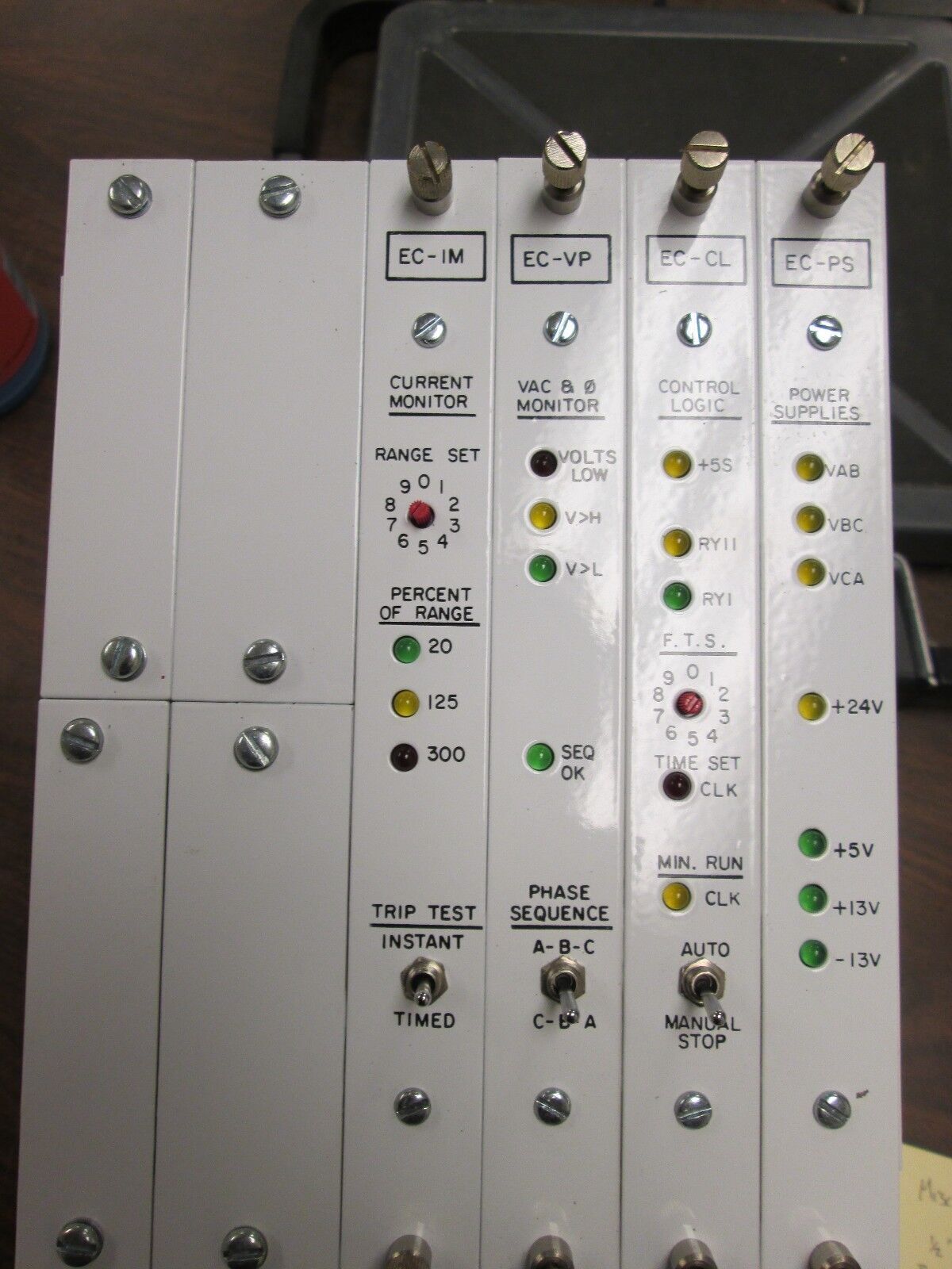 MCS PLC Board EC-CL EC-VP EC-IM EC-PS Current Monitor VAC Monitor